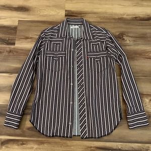 Levis pearl snap western shirt